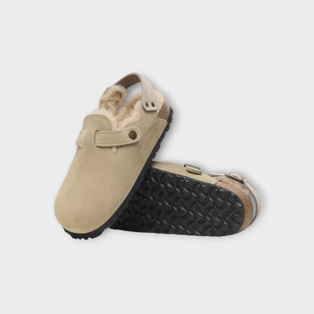 Birkenstock Tokio Inside Sherling I Taupe