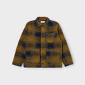 Universal Works Techno Melton Field Jakke I Navy Check