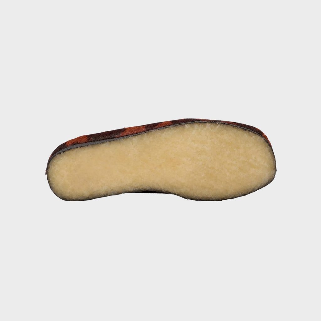 Clarks Wallabee Cow Print I Brown