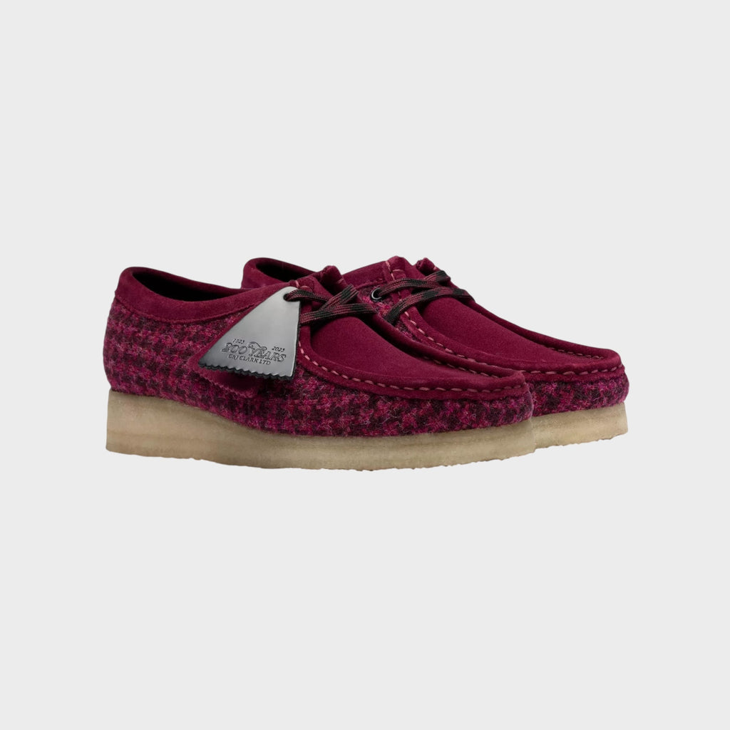 Clarks Wallabee Tweed Combination I Purple