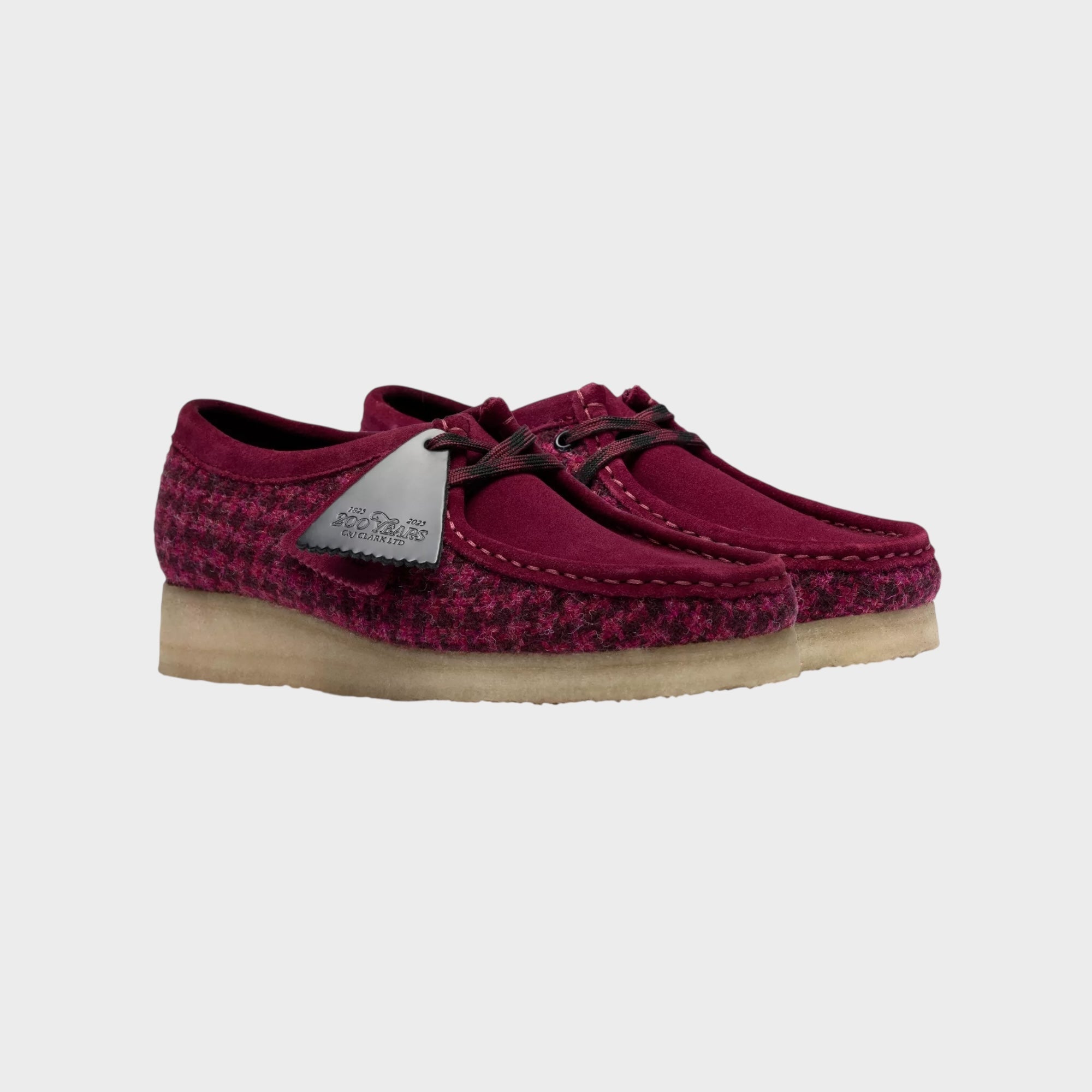 Clarks Wallabee Tweed Combination I Purple